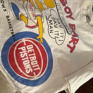 VINTAGED ‼️‼️ RARE BAD BOY BART Tahoe Detroit Pistons XL